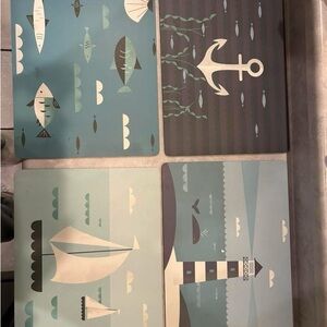 Coastal Design Placemats Set